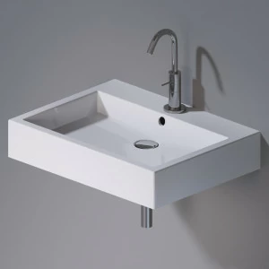 L267100 Подвесная раковина настенная прямоугольная A. e T. Italia Tank белая
