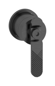 Внешние части встроенного смесителя на 1 потребителя WE ARE IB b2305cs Brushed Black Chrome Bold