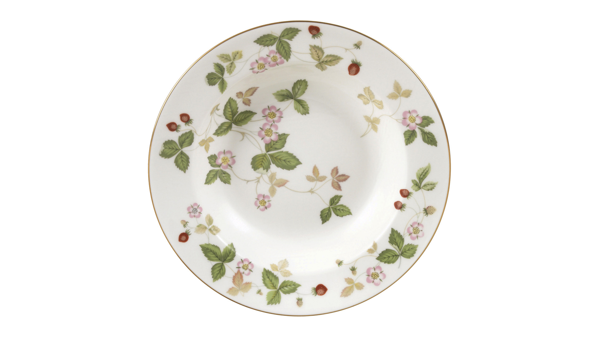10676131 Wedgwood Сервиз столовый Wedgwood Земляника на 6 персон 19 предметов, фарфор Фарфор костяной  - Вид №1
