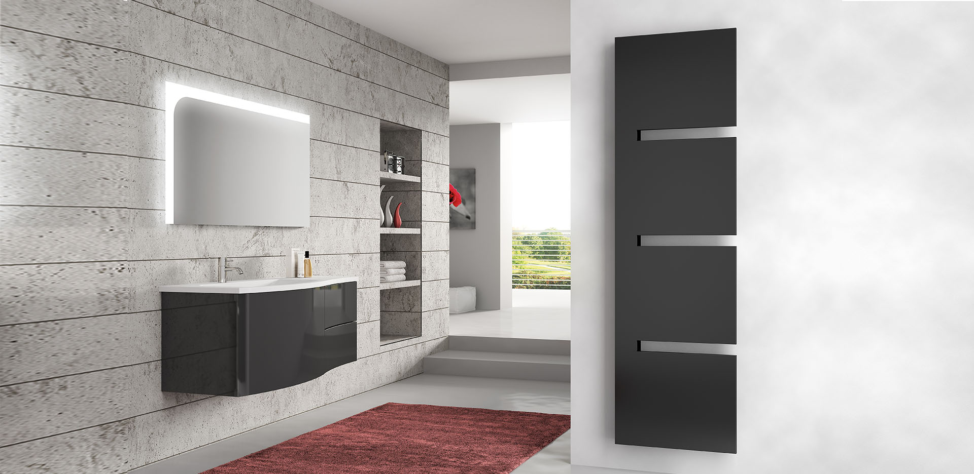 Bemm Дизайнерские радиатор Пуристический;индивидуальный Последовательность sun-id-1224972 - Вид №1