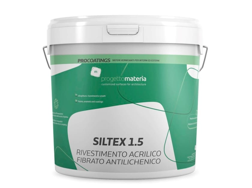 Антилихеновое волокнистое акриловое покрытие Progettomateria SILTEX 1.5 ARCH-00121192