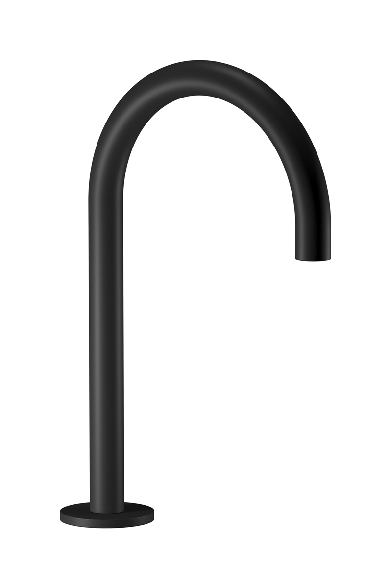 Излив для накладной раковины WE ARE IB rx394np Matt Black Reflex