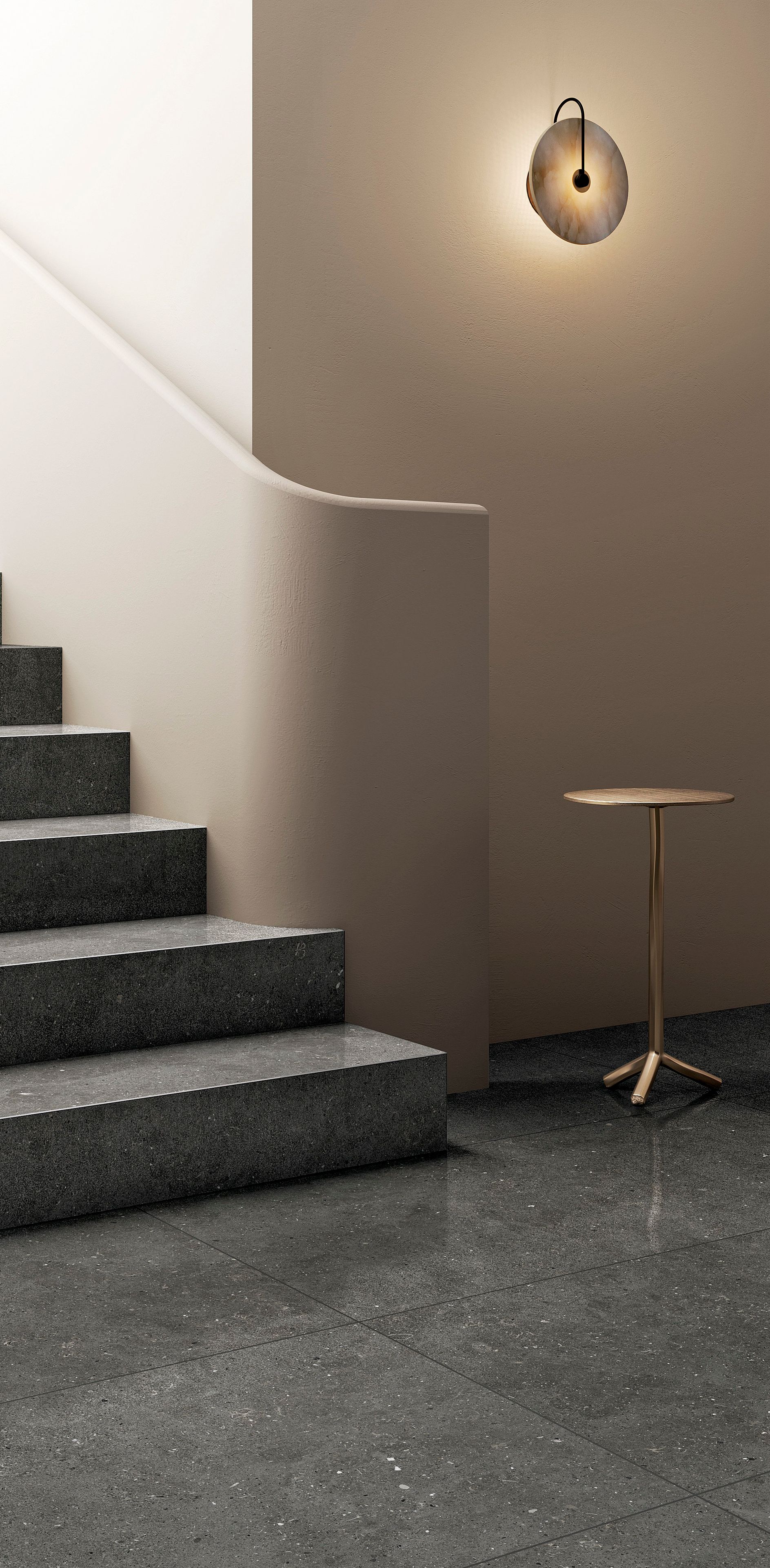 Пол / облицовка керамогранита с эффектом камня Fiandre сплошная ARCH-00006905 - Вид №2