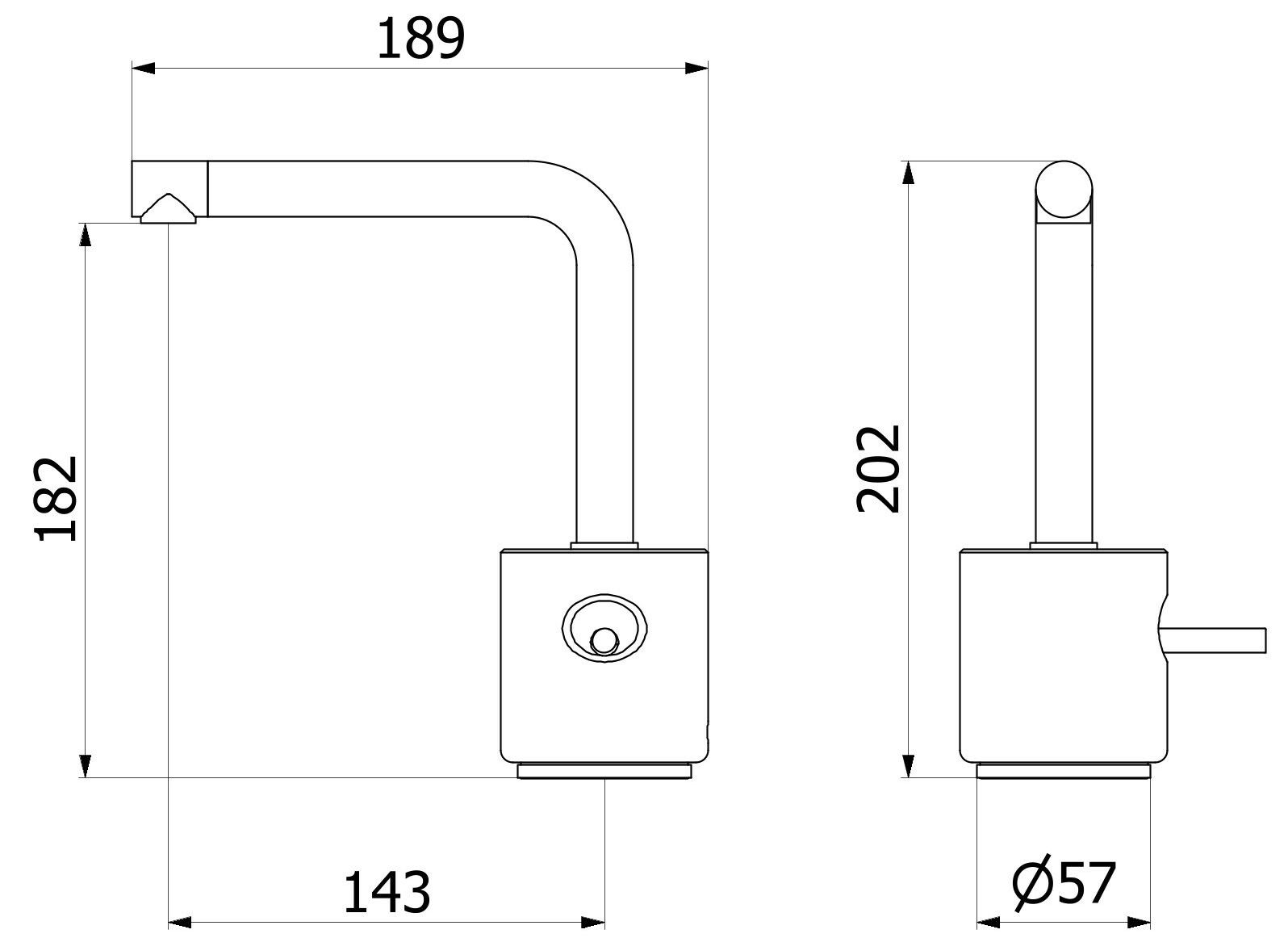 Смеситель для раковины с одной ручкой из мрамора IB мрамор + мрамор Elle ARCH-00119107 - Вид №24