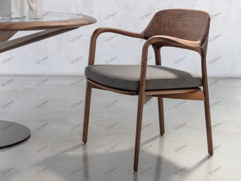 Porada Стул из массива дерева с подлокотниками Iron sun-id-1446535