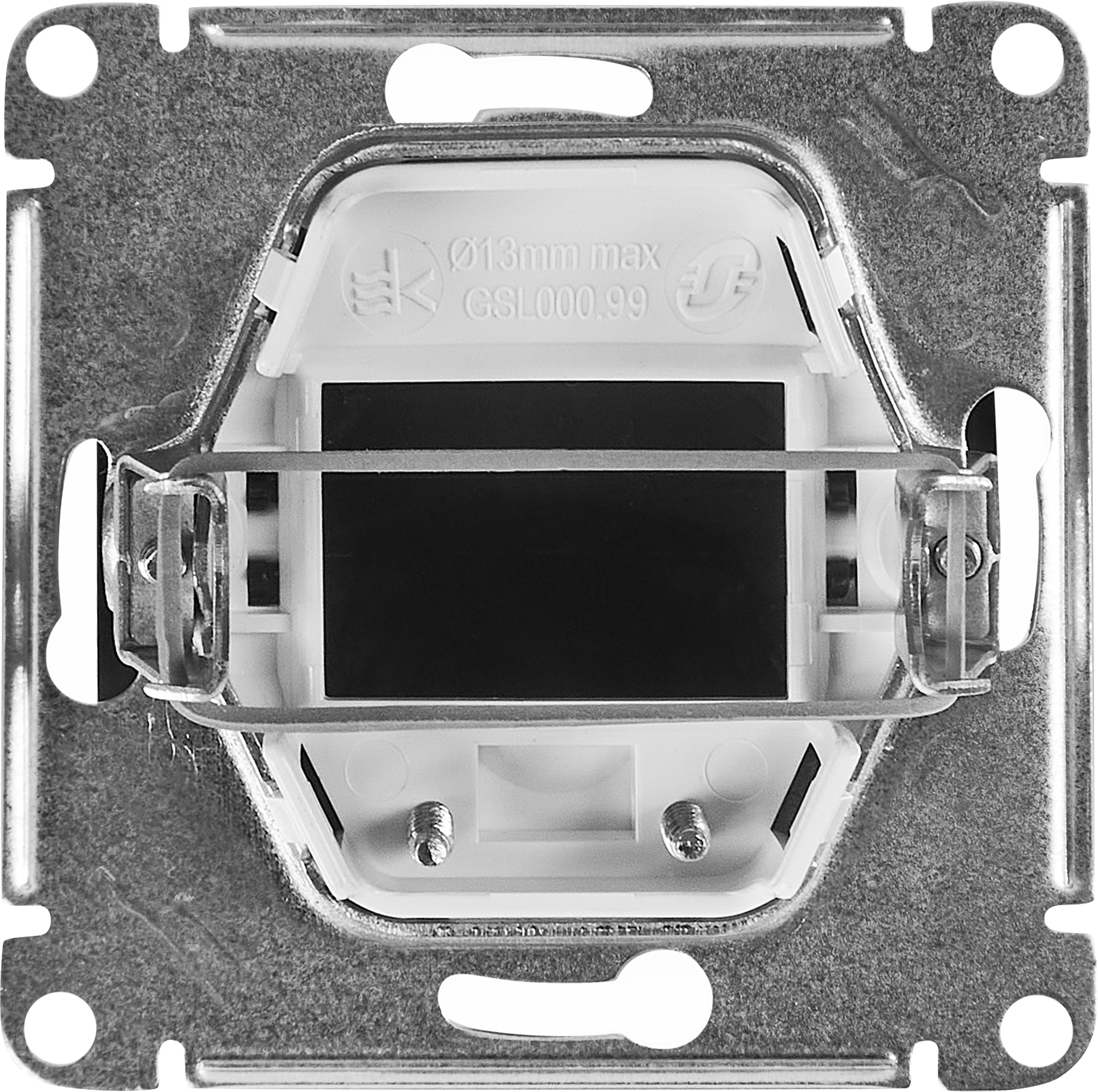 Schneider Electric Glossa - кабельный вывод в стильном антрацитовом исполнении 86710639 STLM-0070877 - Вид №3