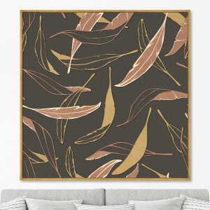 90603553 Репродукция картины на холсте "Symphony of leaves. no 8. 2020г" 105x105 см STLM-0302505 КАРТИНЫ В КВАРТИРУ