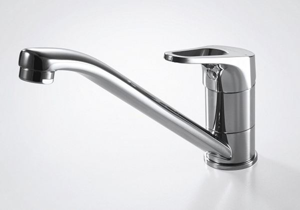 Смеситель для кухни низкий с изливом 220 мм DROP-D F748162C-1 bravat - Вид №1