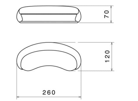 3-местный изогнутый диван GHIDINI1961 объятия ARCH-00115996 - Вид №7