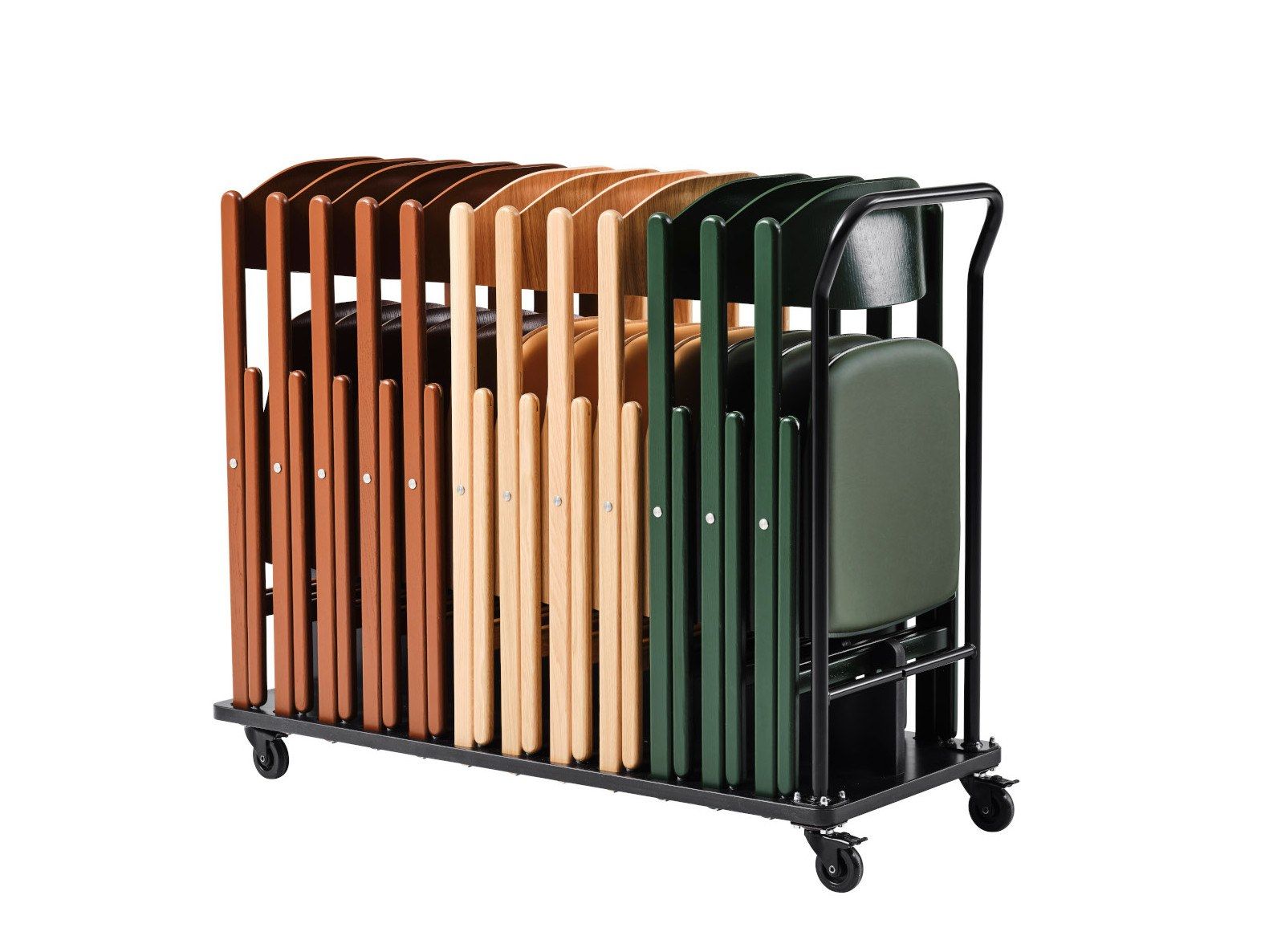 Деревянный складной стул с мягким сиденьем Karl Andersson COLO ARCH-00109630 - Вид №2