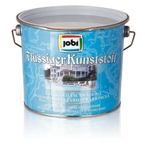 Эмаль Jobi Flussigerkunststoff (ФлюсcигерКунстштоф) 0,9л коричневая