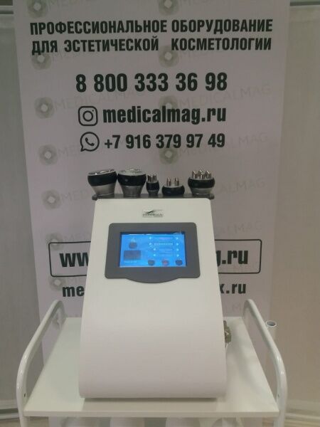 30984 Аппарат 5 в 1 Kim 8 Кавитация, RF для тела и лица, Вакуумный биполярный RF AURO  - Вид №1
