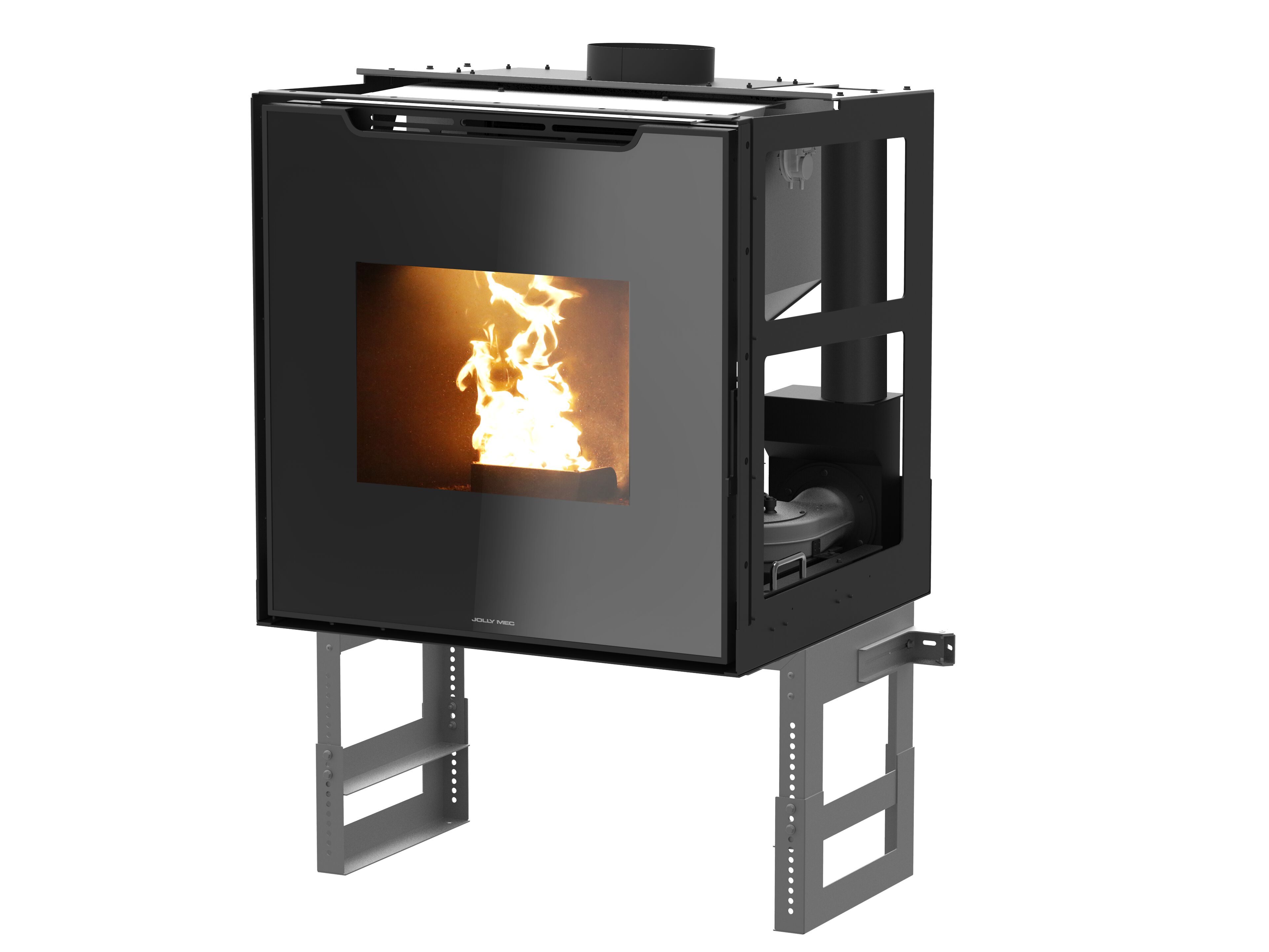 Вставка для камина на пеллетах Jolly Mec водяные системы ARCH-00114893 - Вид №6