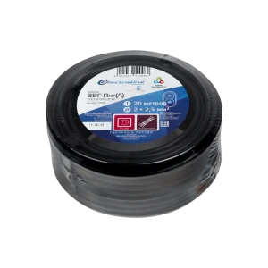 Кабель Electraline ВВГп-НГ 2х2.5 20 м (ГОСТ) 82034994 STLM-2082693