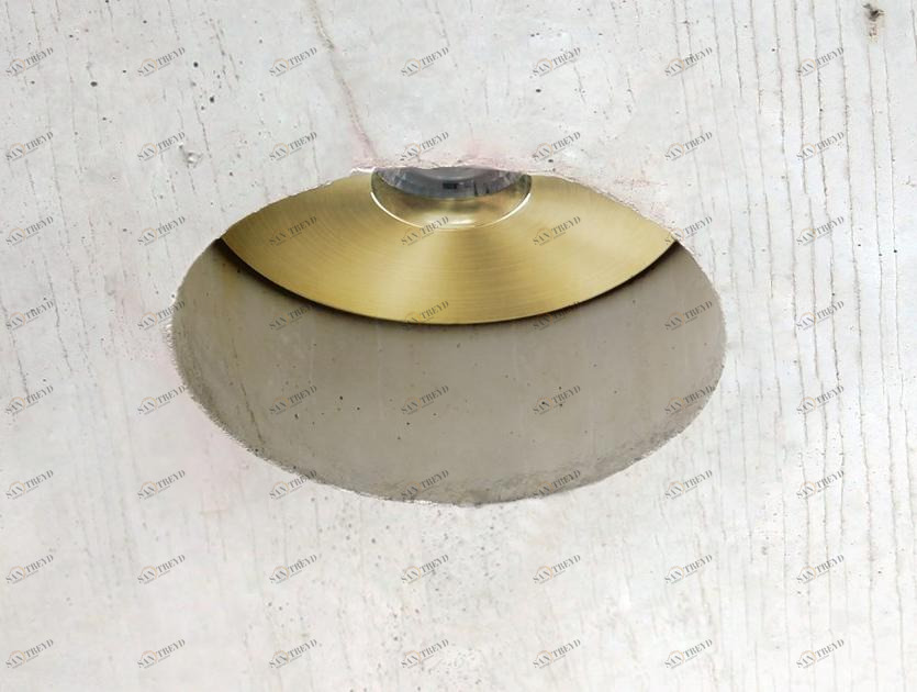 Eden Design Круглый встраиваемый латунный точечный светильник с регулятором яркости °cd sun-id-1485586