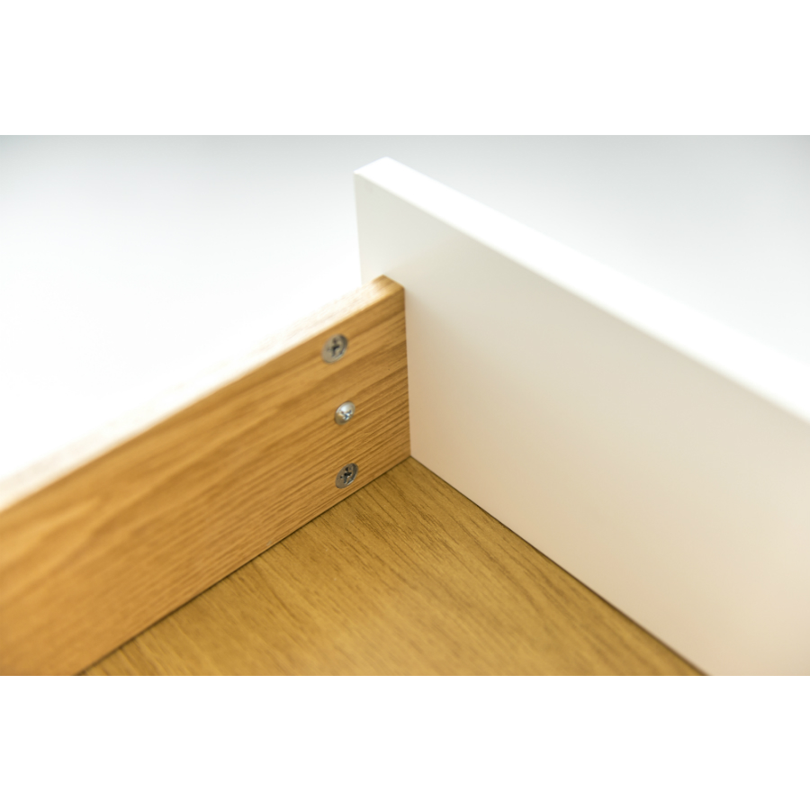 Сервант Tenzo Bess, 72х114х43 см, дуб, белый 2172001 - Вид №8