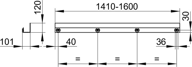 24953370300 Полочка для душа KEUCO ПОЛОЧКИ ДЛЯ ДУША - Вид №8