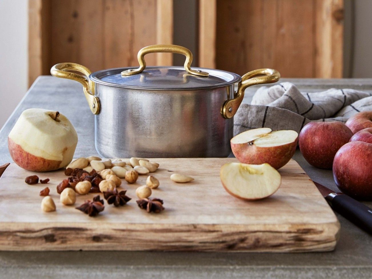 Высокий горшок из нержавеющей стали с крышкой с ручками Sambonet 1965 Винтаж ARCH-00081224 - Вид №2