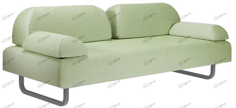 Vermobil 3-х местный тканевый садовый диван Quatris Qt770