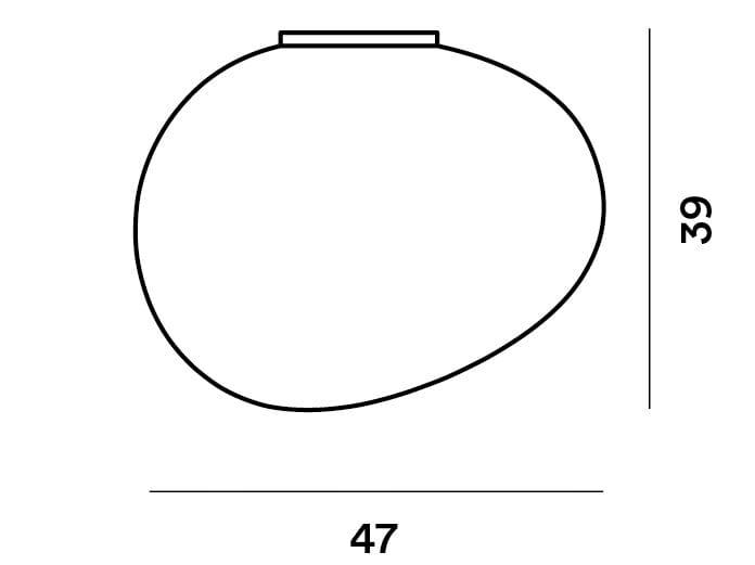 Потолочный светильник из дутого стекла Foscarini Gregg ARCH-00099989 - Вид №7