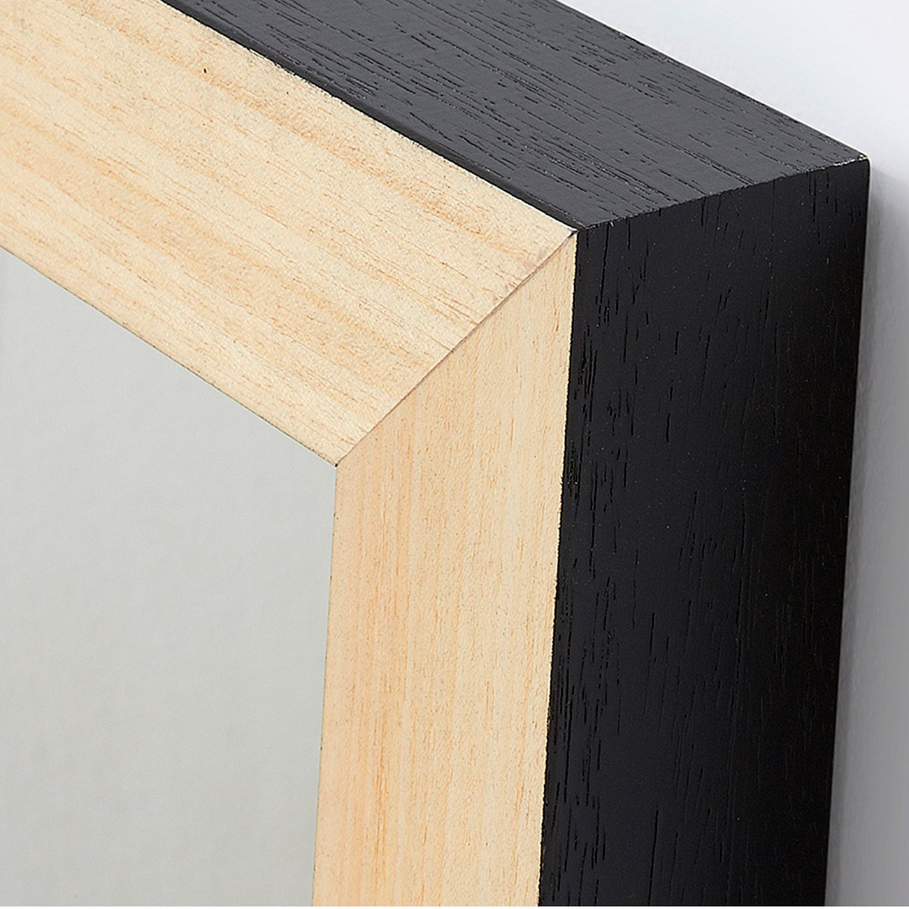 Зеркало в прихожую настенное бежевое Drop 78x178 см от La Forma LA FORMA DROP 342817 Черный - Вид №2