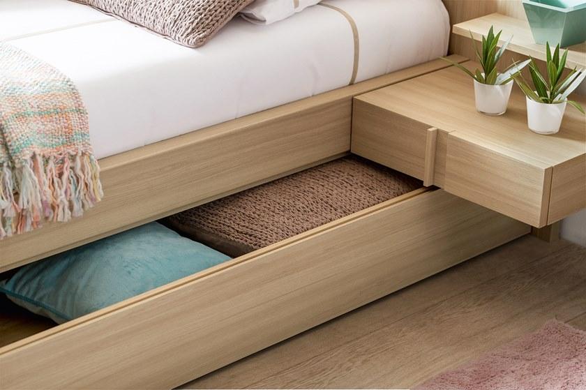 GAUTIER Двуспальная кровать со встроенными прикроватными тумбочками Symphonie sun-id-1418664 - Вид №7