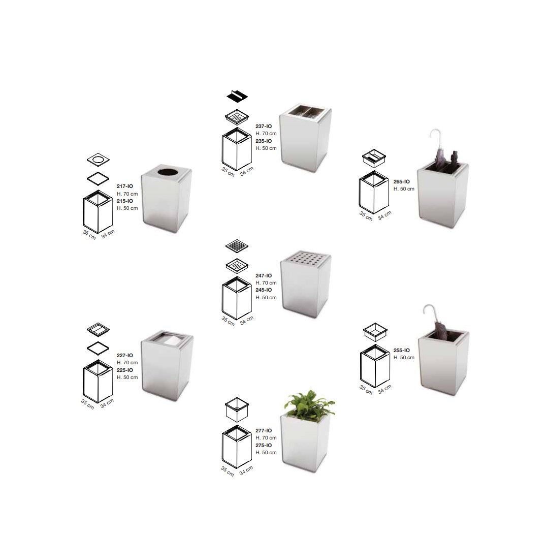 Пепельница из нержавеющей стали Caimi Brevetti ARCH-00019175 - Вид №1