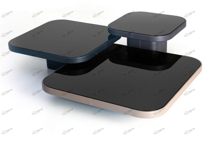 de Sede Квадратный кожаный журнальный столик для гостиной sun-id-1388051