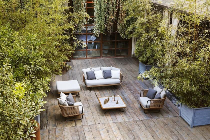 Varaschin Квадратный журнальный столик со столешницей из hpl Babylon 1748 - Вид №2