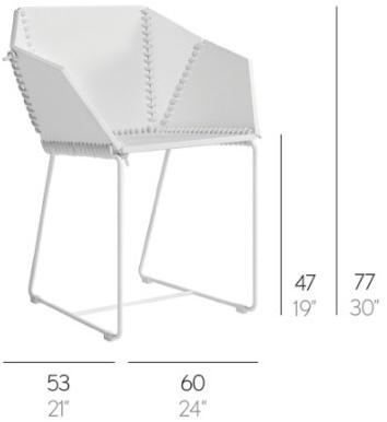 GANDIABLASCO Садовое кресло из полиэстера с подлокотниками Textile sun-id-1372360 - Вид №4