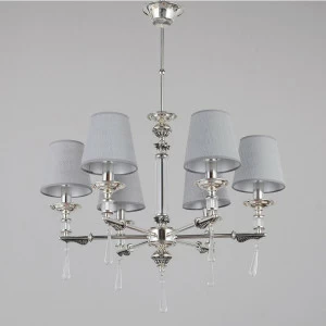 Подвесная люстра Omnilux Rivoli OML-64203-06 OMNILUX ДИЗАЙНЕРСКИЕ, RIVOLI 279752 Серый