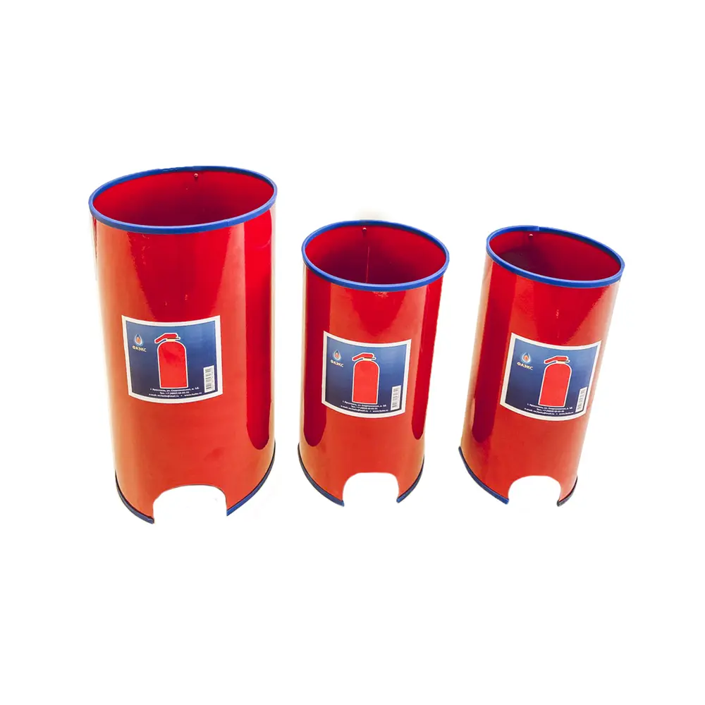 Контейнер Фаэкс П20 20x38x20 см сталь без крышки цвет красный Подставка п20 сборная круглая STLM-2118388