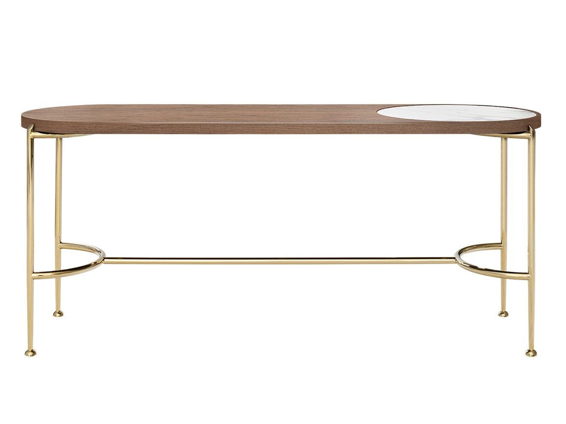 Консоль из стали и дерева HC28 maison MOON ARCH-00069881 - Вид №1