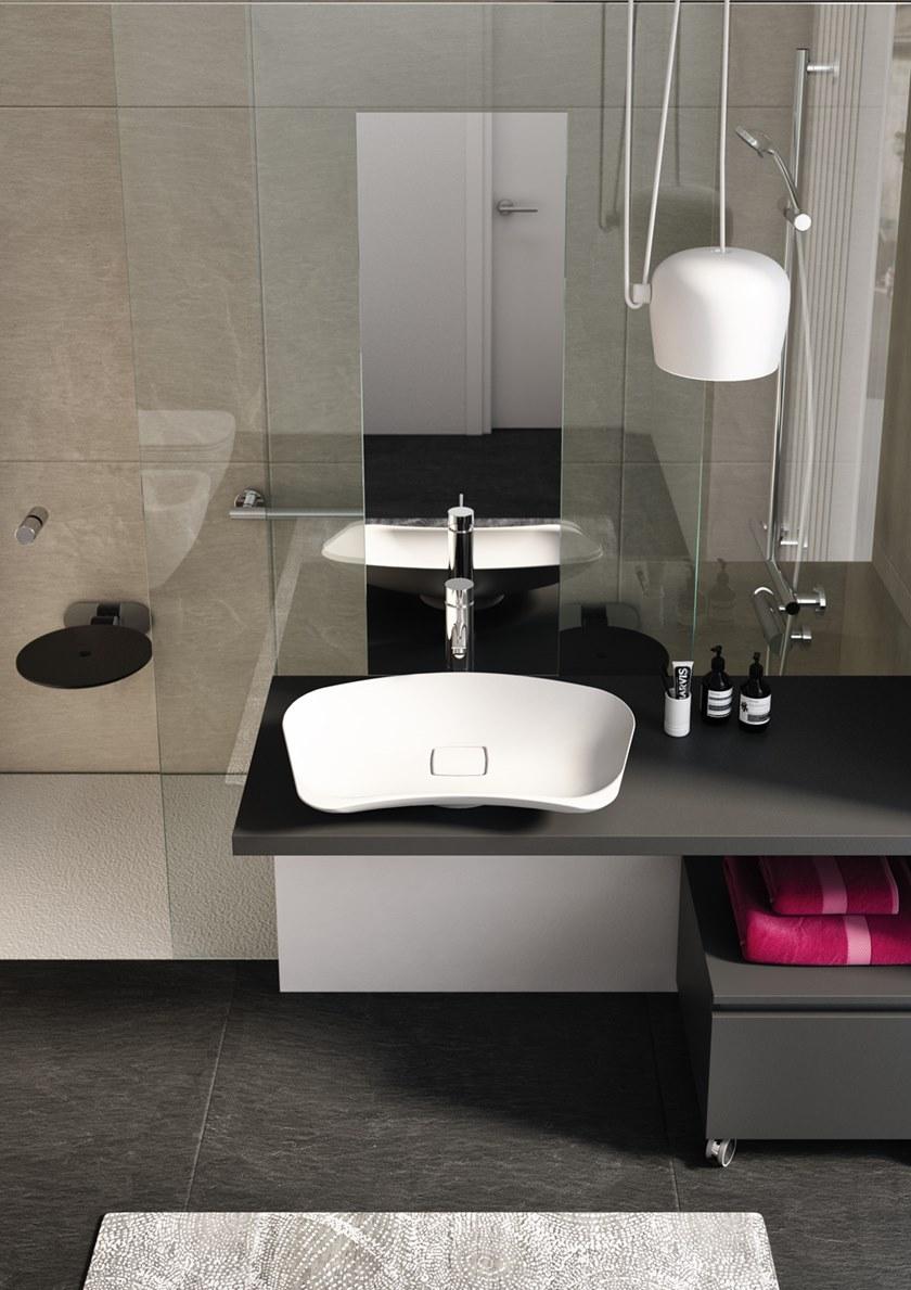 Pr-201 Накладная раковина на столешницу  овальная Goman Prime - Вид №3