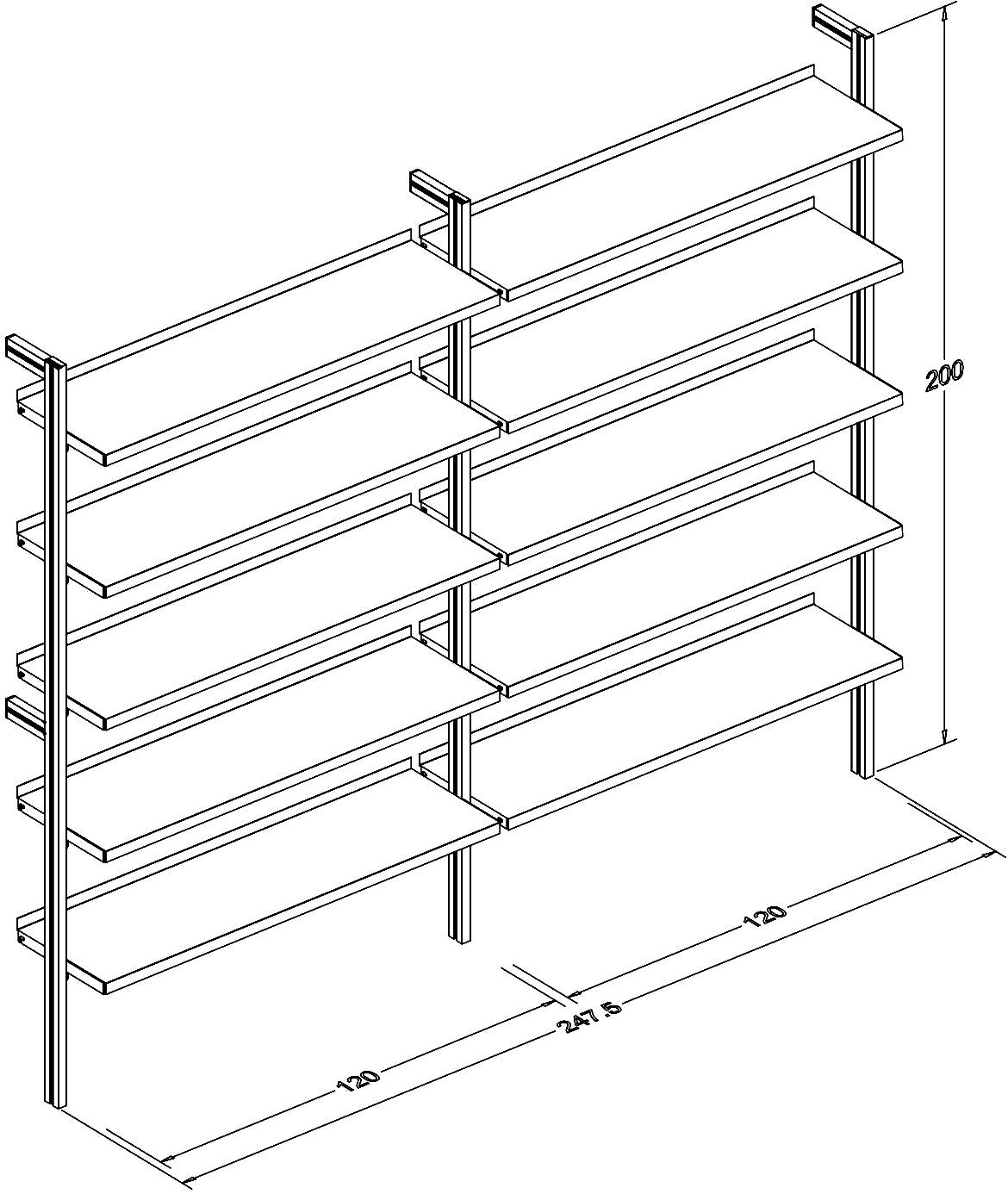STUDIO T Книжный шкаф для офиса sun-id-1470990 - Вид №12