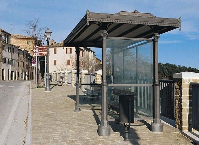 Neri Крышка чугунная для автобусной остановки Scilla 2400 - Вид №1