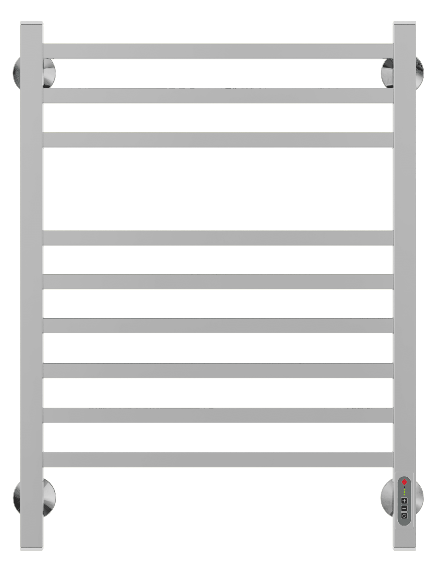 4660059580258 ЭЛЕКТРИКА Ватикан П9 500х700 (6+3) электро (new встроен.диммер) Полотенцесушитель TERMINUS RAL 9005 матовый  - Вид №1