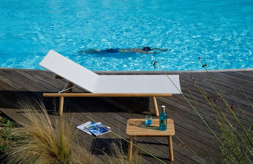 Unopiù Садовый шезлонг Recliner из технической ткани Pevero Pevlet - Вид №3