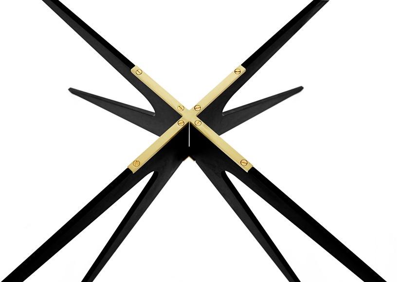 GABRIEL SCOTT Круглый журнальный столик из стали и стекла для гостиной Dean sun-id-1355246 - Вид №3