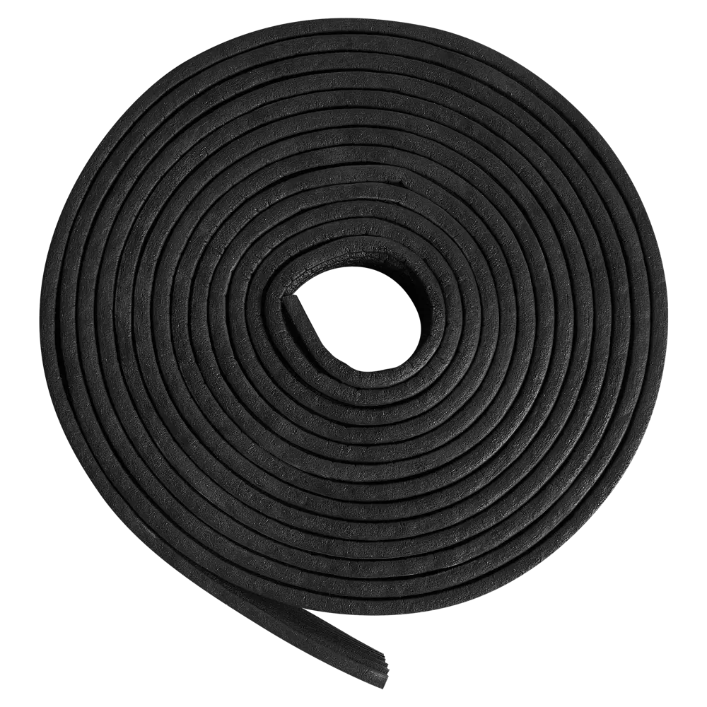 Уплотнитель EPDM для окон и дверей самоклеящийся MONLID E-профиль 6 м цвет черный STLM-2094351 - Вид №1