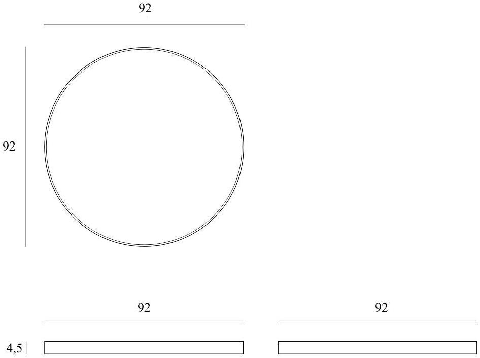 Ethnicraft Круглый деревянный поднос Classic 20379 - Вид №3