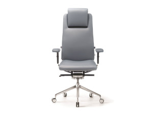 Кожаное вращающееся офисное кресло