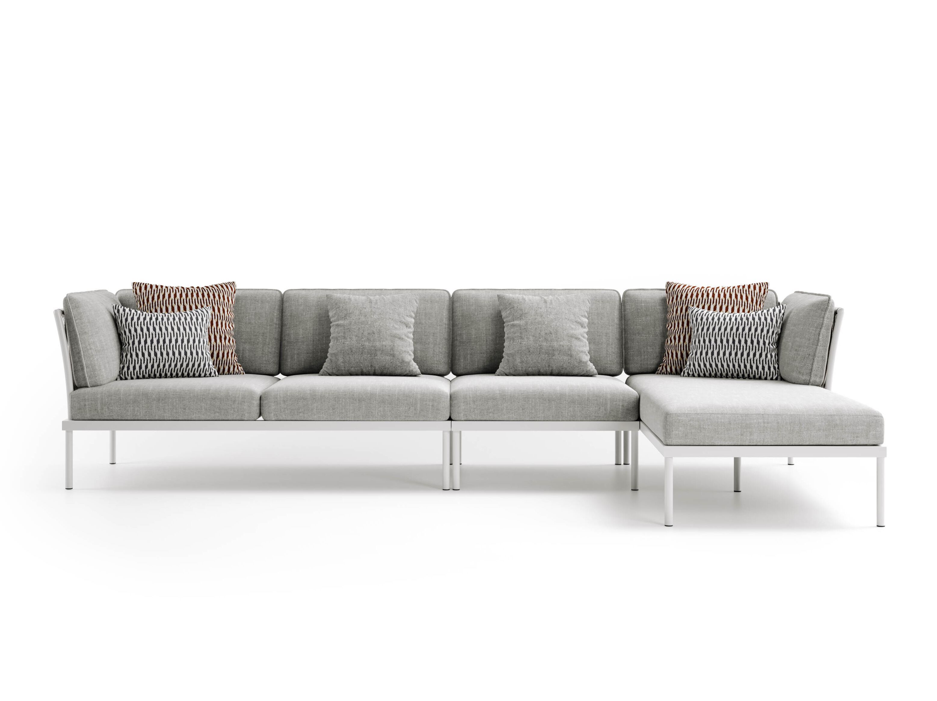 Модульный тканевый садовый диван с полуостровом Atmosphera вспышка ARCH-00044030 - Вид №7