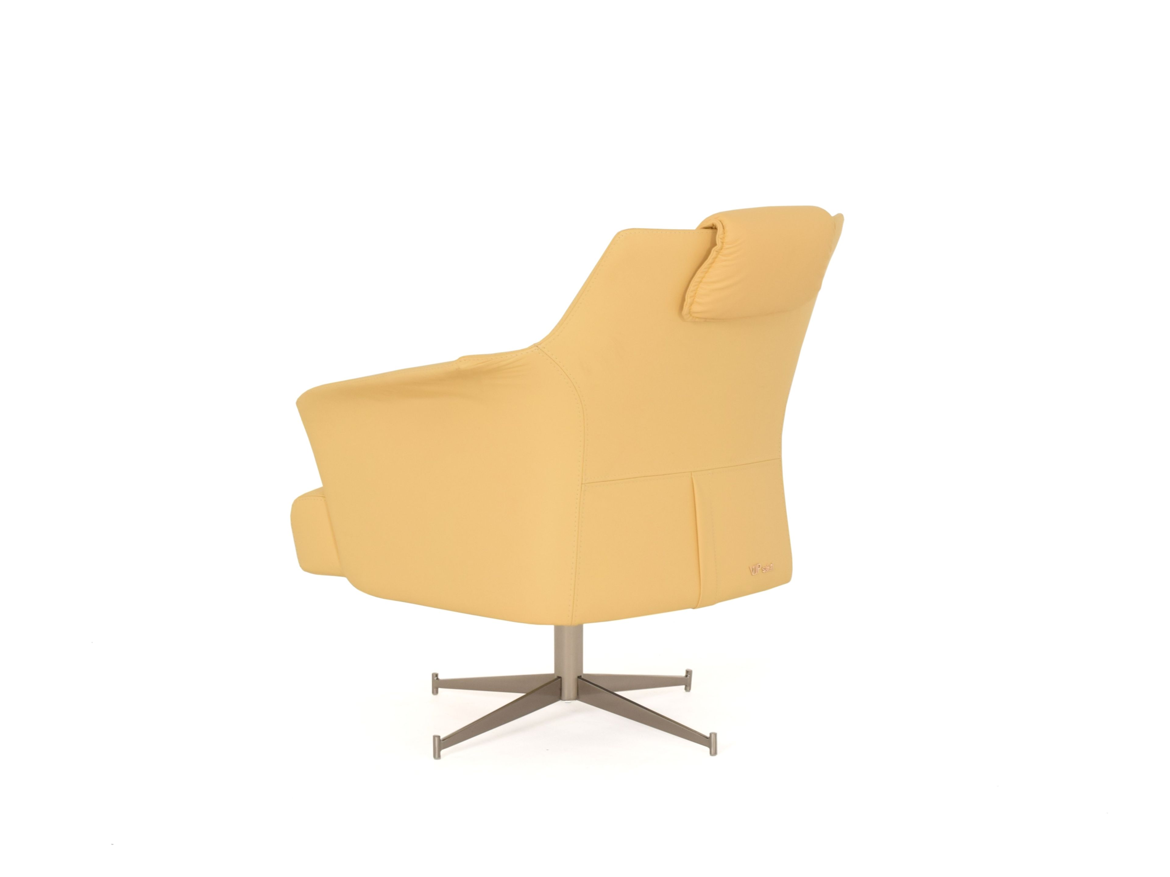 4-спицевое кожаное кресло с подлокотниками и подголовниками ABLE Karl ARCH-00077283 - Вид №2