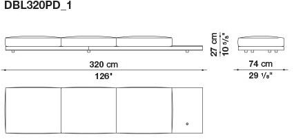 B&B Italia Кожаный диван Dock sun-id-1441060 - Вид №181