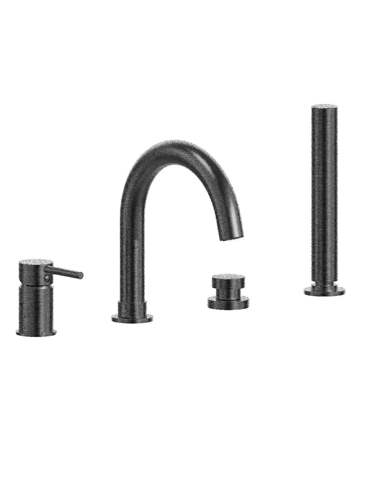 Встраиваемый смеситель для ванны с ручным душем Rubinetterie Frattini Pepe XL ARCH-00092637 - Вид №4