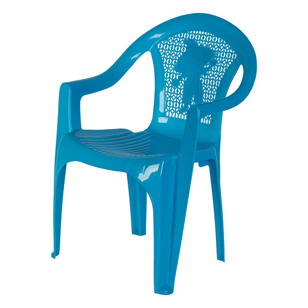 Santreyd: Голубое садовое кресло из полипропилена со спинкой и подлокотниками 86523590 STLM-0069657 - Вид №1