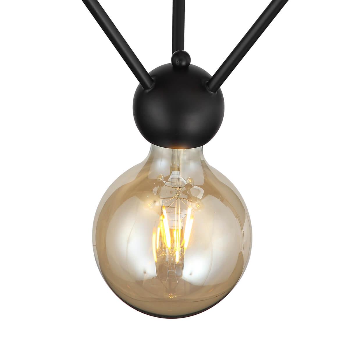 Люстра подвесная черная 4 лампы ST Luce Tavere SL412.403.04 ST LUCE TAVERE 00-3834397 Черный  - Вид №3
