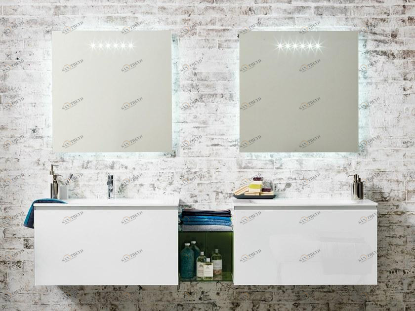 ARTELINEA Модульная тумба под умывальник из хрусталя с ящиками Domino sun-id-1357907