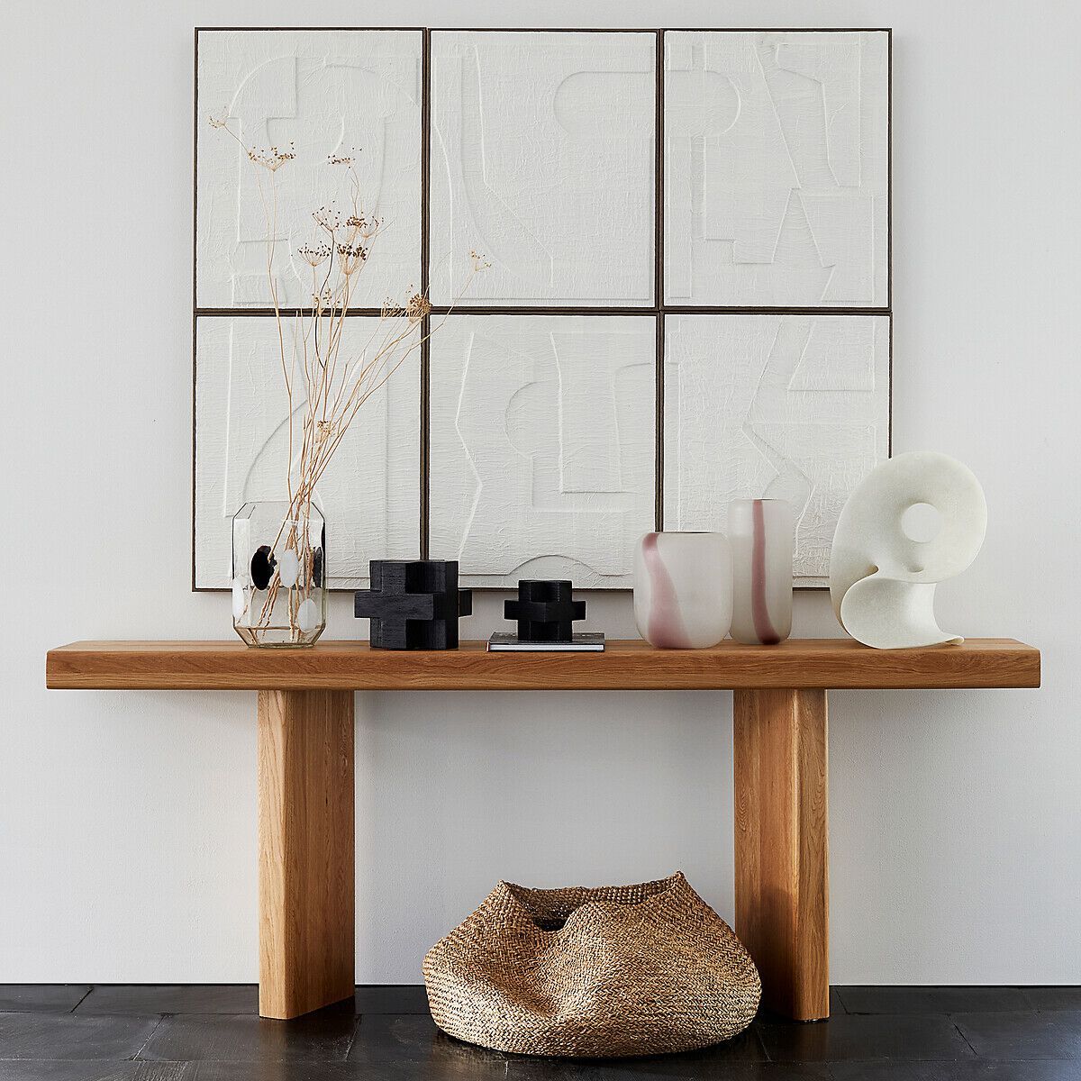 Прямоугольная дубовая консоль AMPM Olaga ARCH-00059796 - Вид №5